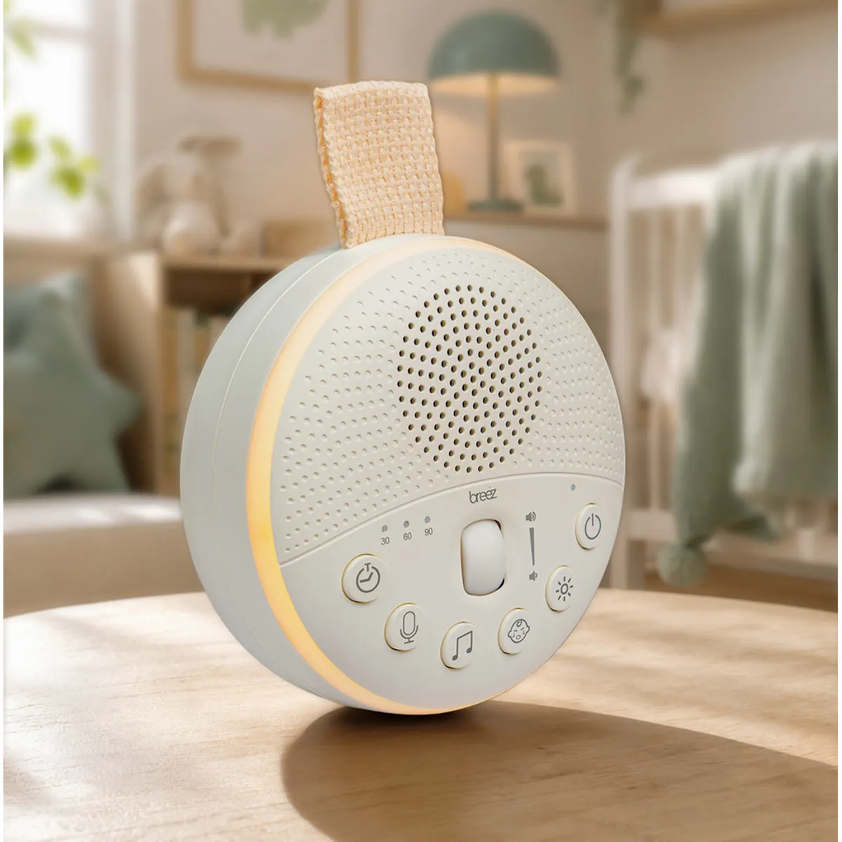 Breez Pro anne sesi kaydı ve ağlama sensörü tuşları